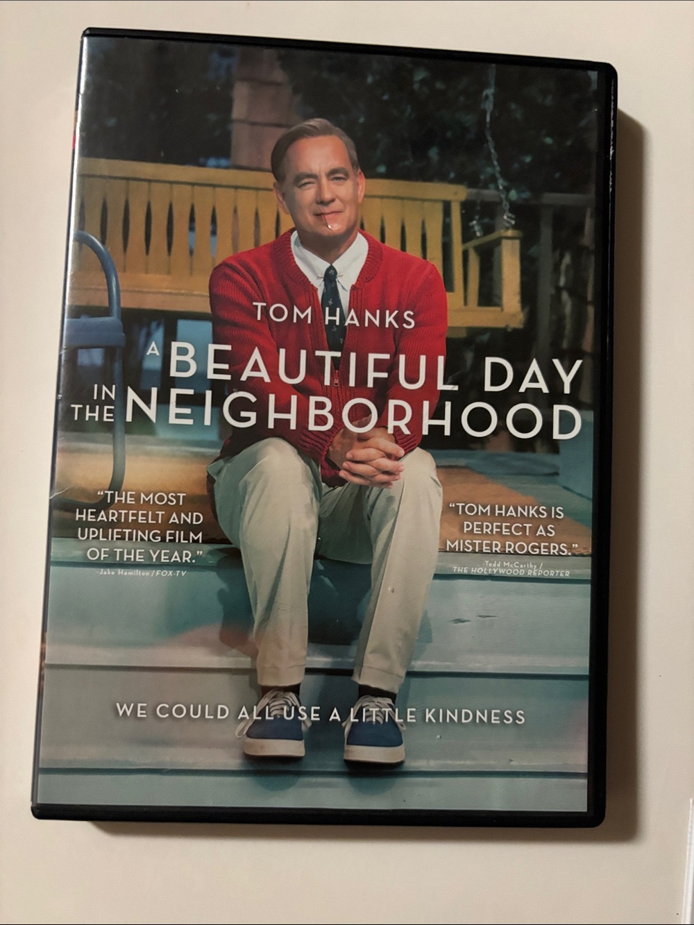 Sony DVD Cover with Red Cardigan and Blue Shirt Artwork